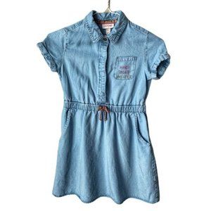 Cat & Jack Light Blue Dress with Pockets